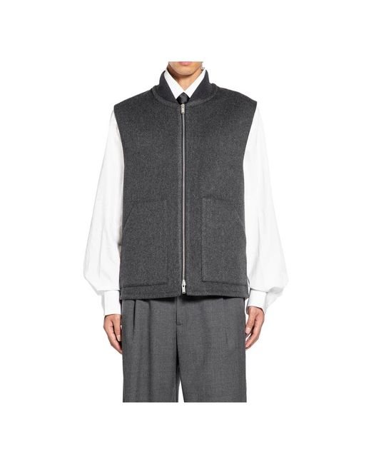 Lardini Gray Waistcoats for men