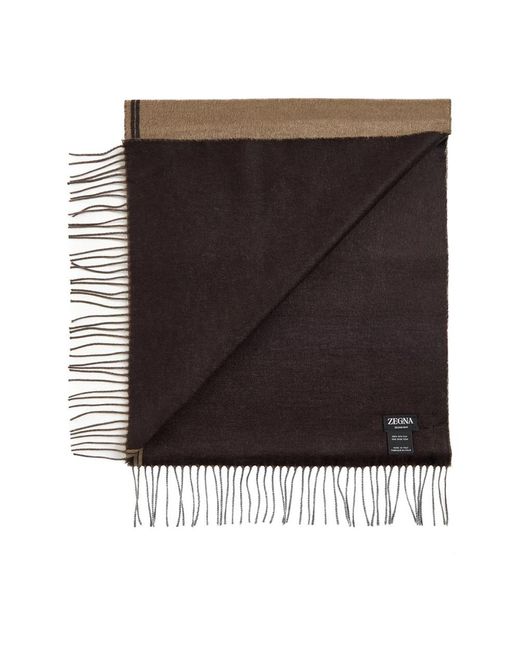 Silky Scarves Zegna de hombre de color Brown