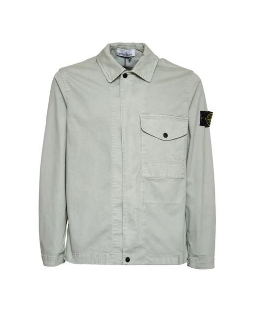 Stone Island Gray Light Jackets for men