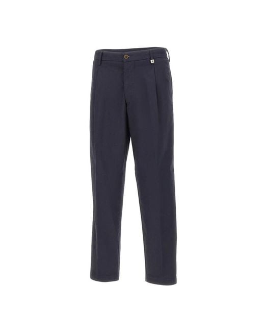 Myths Blue Straight Trousers for men