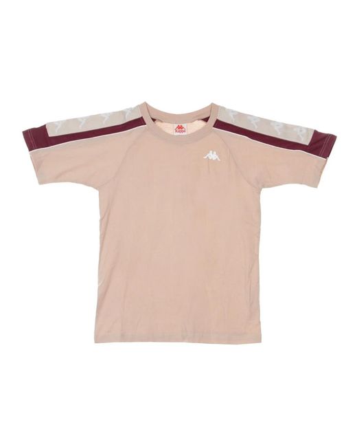 Kappa Roze Wit Band T-Shirt in het Pink voor heren