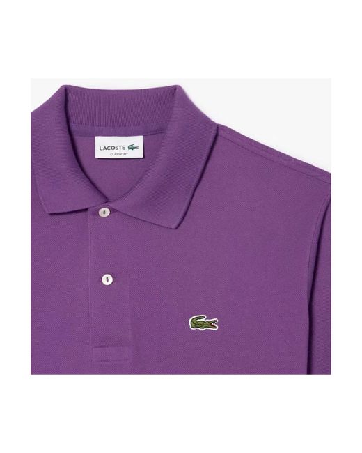 Lacoste Purple Polo Shirts for men