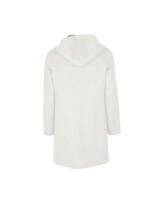 Loro Piana White Single-Breasted Coats for men