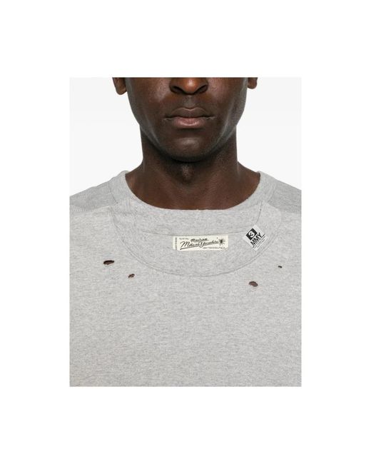 Maison Mihara Yasuhiro Gray T-Shirts for men