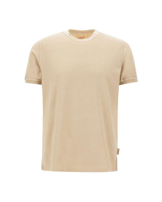 Bob Disk T-Shirt in het Natural voor heren