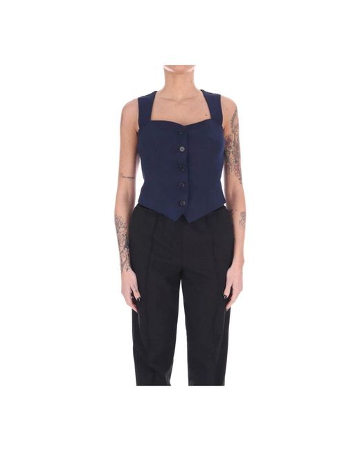 Liu Jo Sleeveless Tops in het Blue