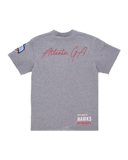 T-Shirts Mitchell & Ness pour homme en coloris Gray