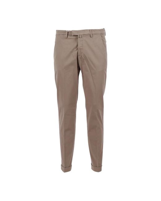 BRIGLIA Gray Chinos for men