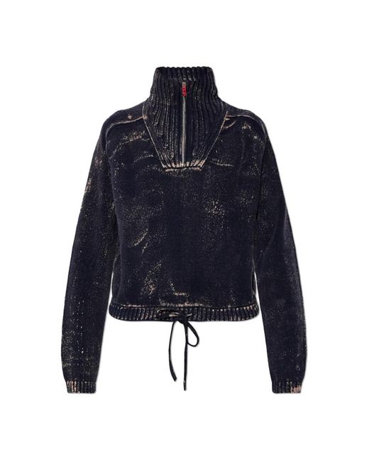DIESEL Truien & Vesten ,Blauw ,M-Marcellette Trui in het Blue