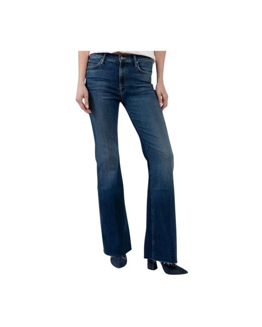 Boot-Cut Jeans di Mother in Blue