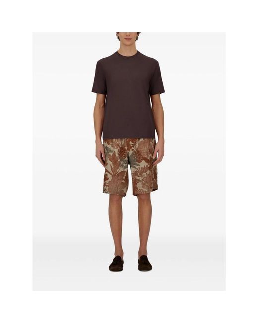 Herno Brown T-Shirts for men