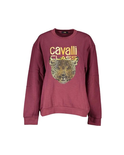 Roberto Cavalli Purple Sweatshirts