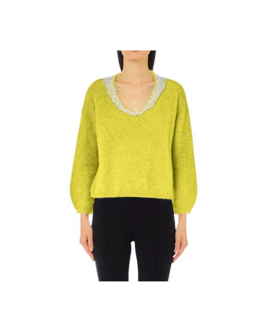 Liu Jo Yellow Klassische strickwaren