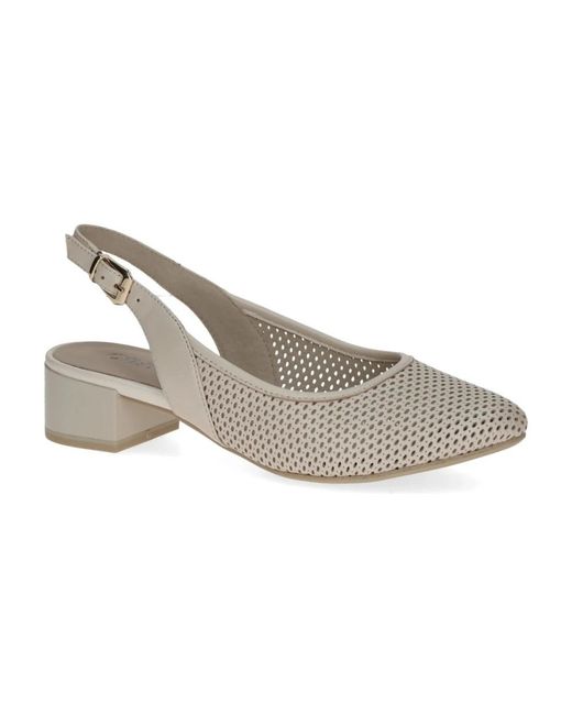 Caprice Gray Pumps