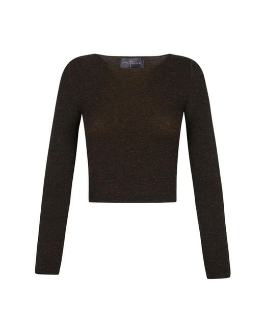 Cortana Black Cashmere Knitwear