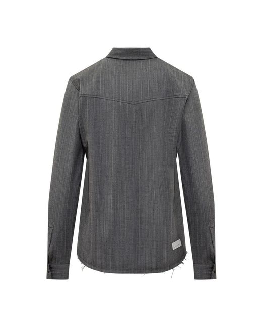 Nine:inthe:morning Gray Shirts
