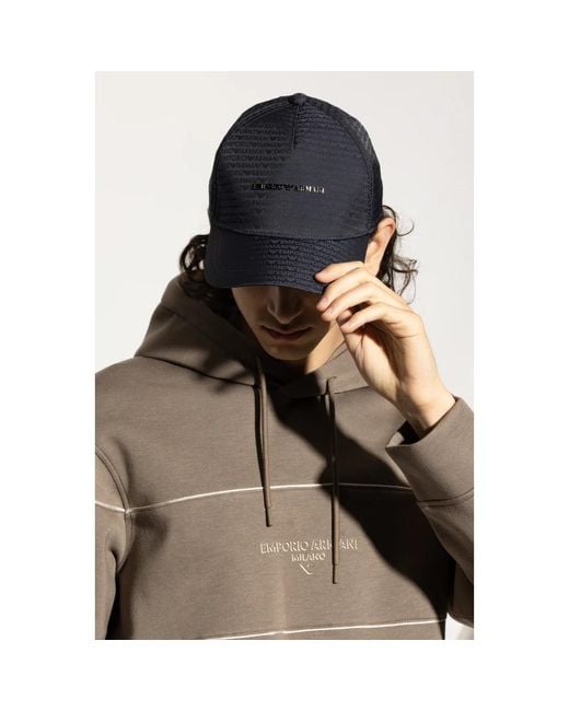 Caps di Emporio Armani in Blue da Uomo