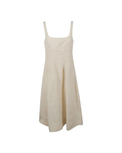 Midi Dresses Chloé de color Natural