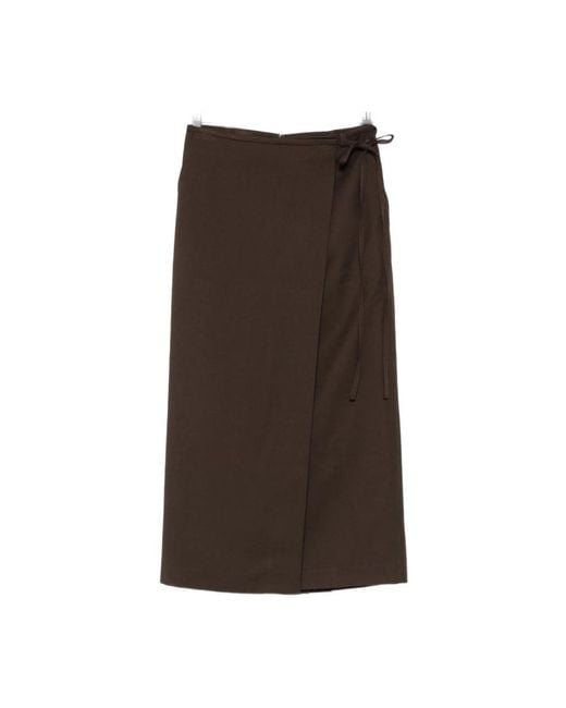DUNST Midi Skirts in het Brown