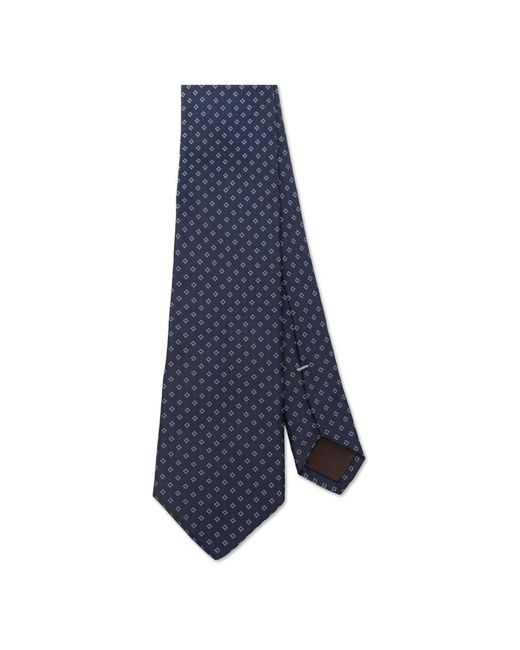Canali Seidenkrawatte in Blue für Herren