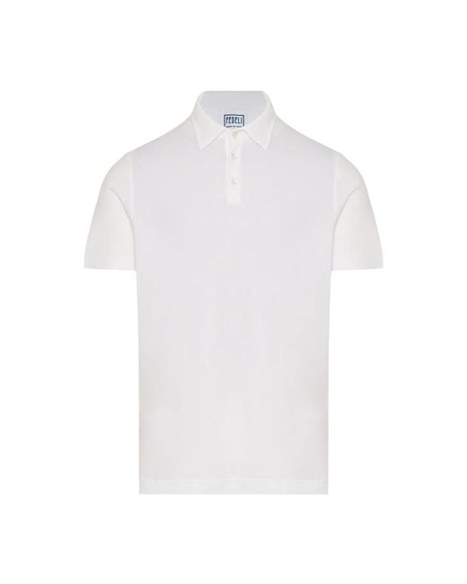 Tops > polo shirts Fedeli pour homme en coloris White