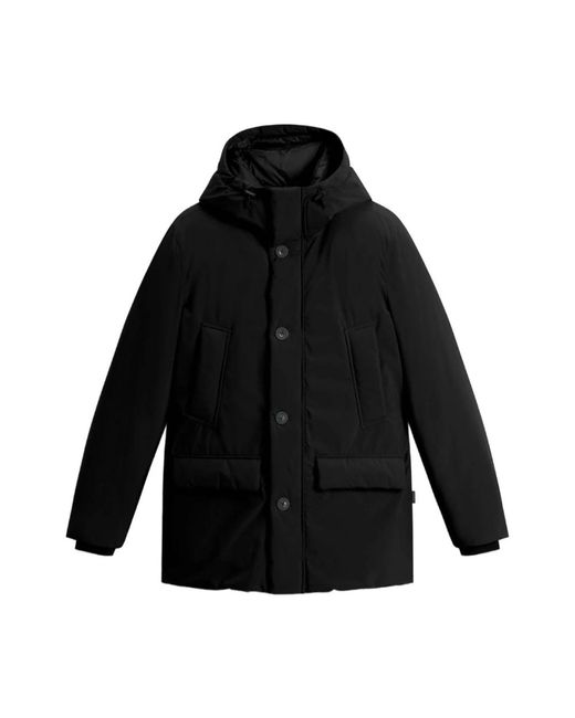 Woolrich Black Parkas for men