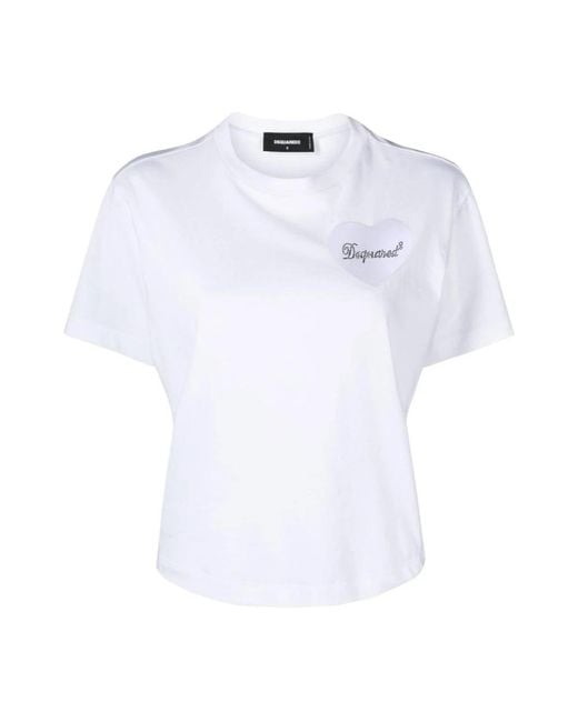 DSquared² White T-Shirts