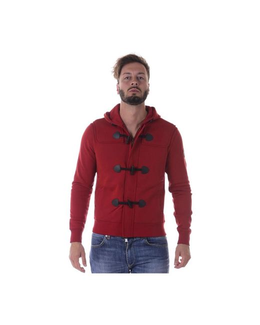 Armani Jeans Red Zip-Throughs for men
