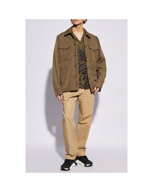Short Sleeve Shirts di Moncler in Green da Uomo