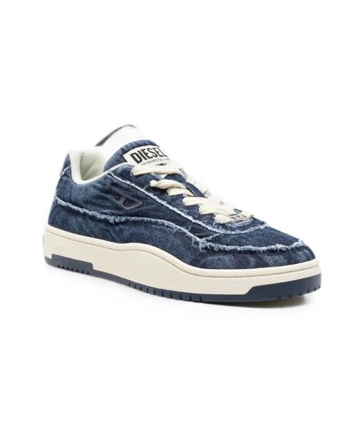 DIESEL Blue Sneakers for men