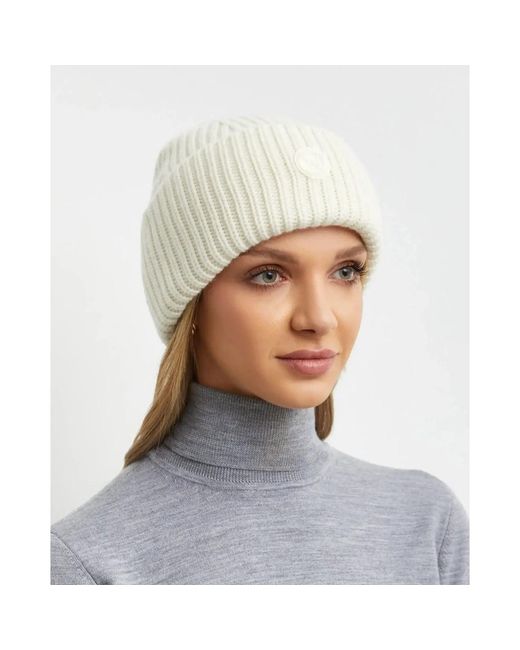 Yves Salomon Natural Beanies