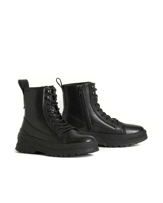 Vagabond Black Lace-Up Boots