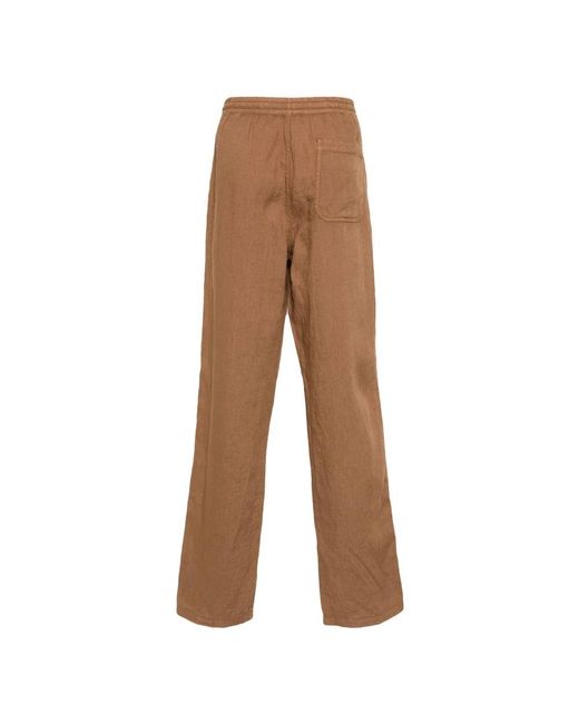 Aspesi Brown Wide Trousers for men