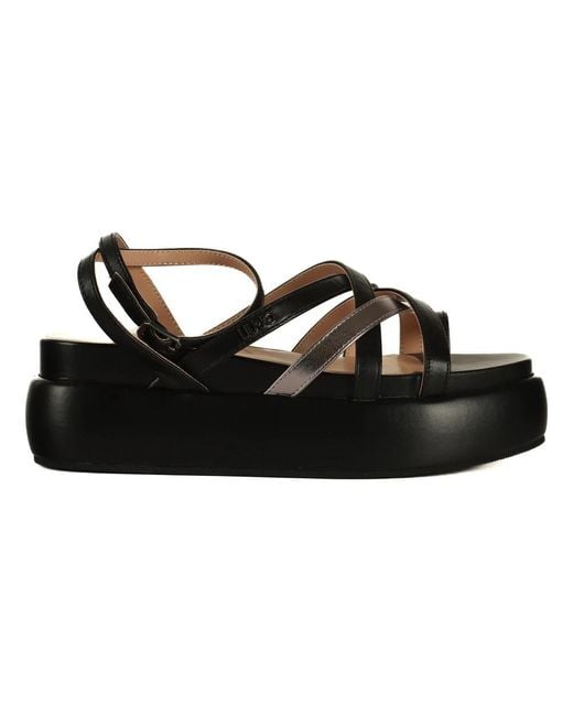 Liu Jo Black Flat Sandals