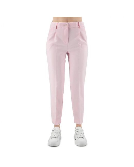 Blugirl Blumarine Pink Slim-Fit Trousers