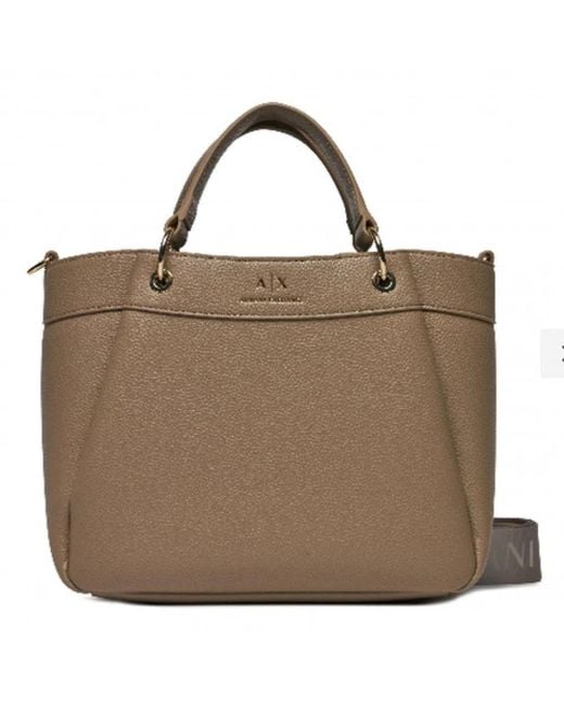 Armani Exchange Brown Handbags