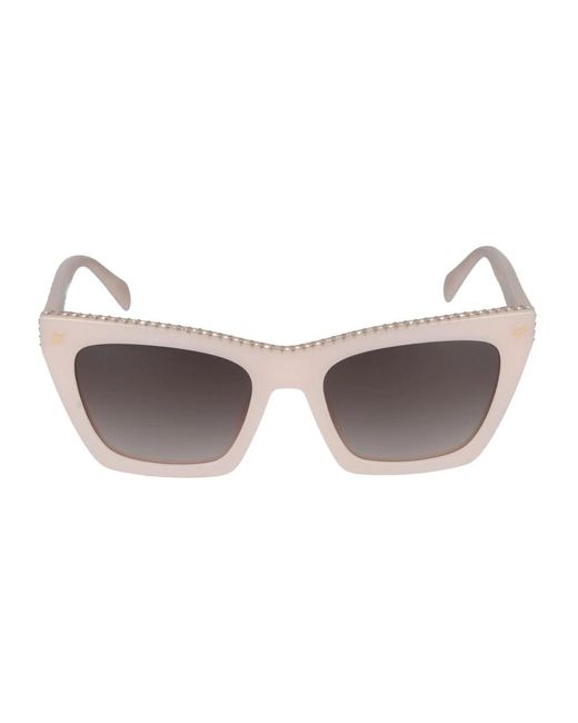Blumarine Gray Sunglasses