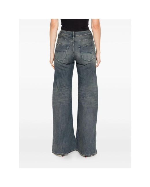 Balenciaga Gray Wide Jeans
