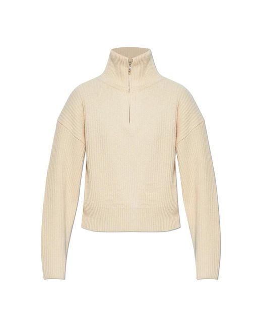A.P.C. Natural Weit Gerippter Pullover