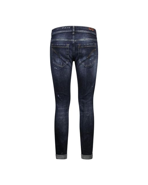 Dondup Blue Cropped Jeans for men