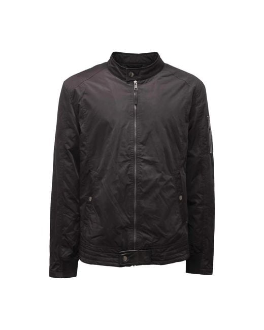 Guess Jassen ,Zwart ,Polyester Los Angeles Jacket in het Black voor heren