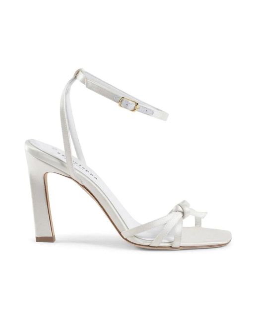 Dee Ocleppo White High Heel Sandals