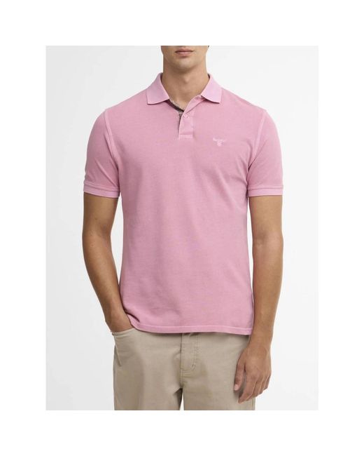 Barbour Pink Polo Shirts for men