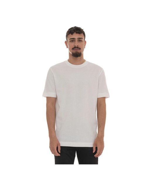 Boss Gray Round-Neck Knitwear for men