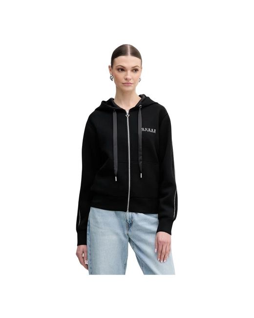 Zip-Throughs Guess en coloris Black