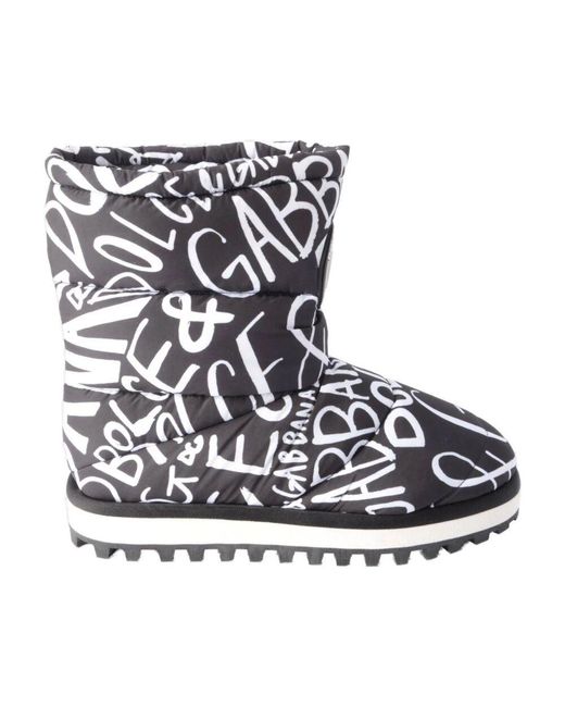 Dolce & Gabbana Blue Winter Boots