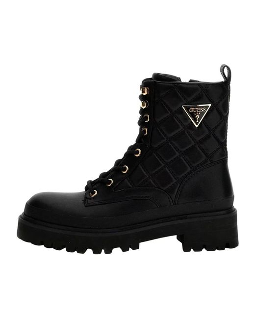 Lace-Up Boots di Guess in Black