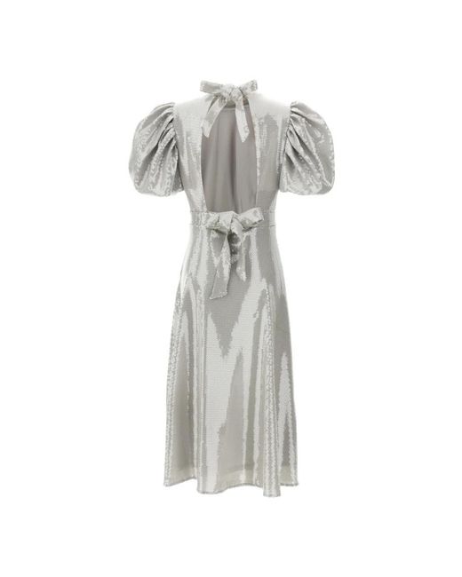 ROTATE BIRGER CHRISTENSEN Gray Party Dresses