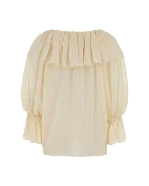 Chloé Natural Blouses