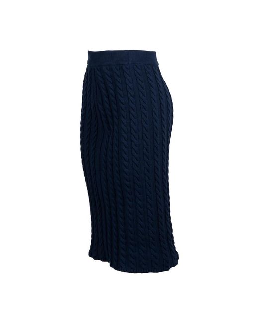 KENZO Blue Midi Skirts